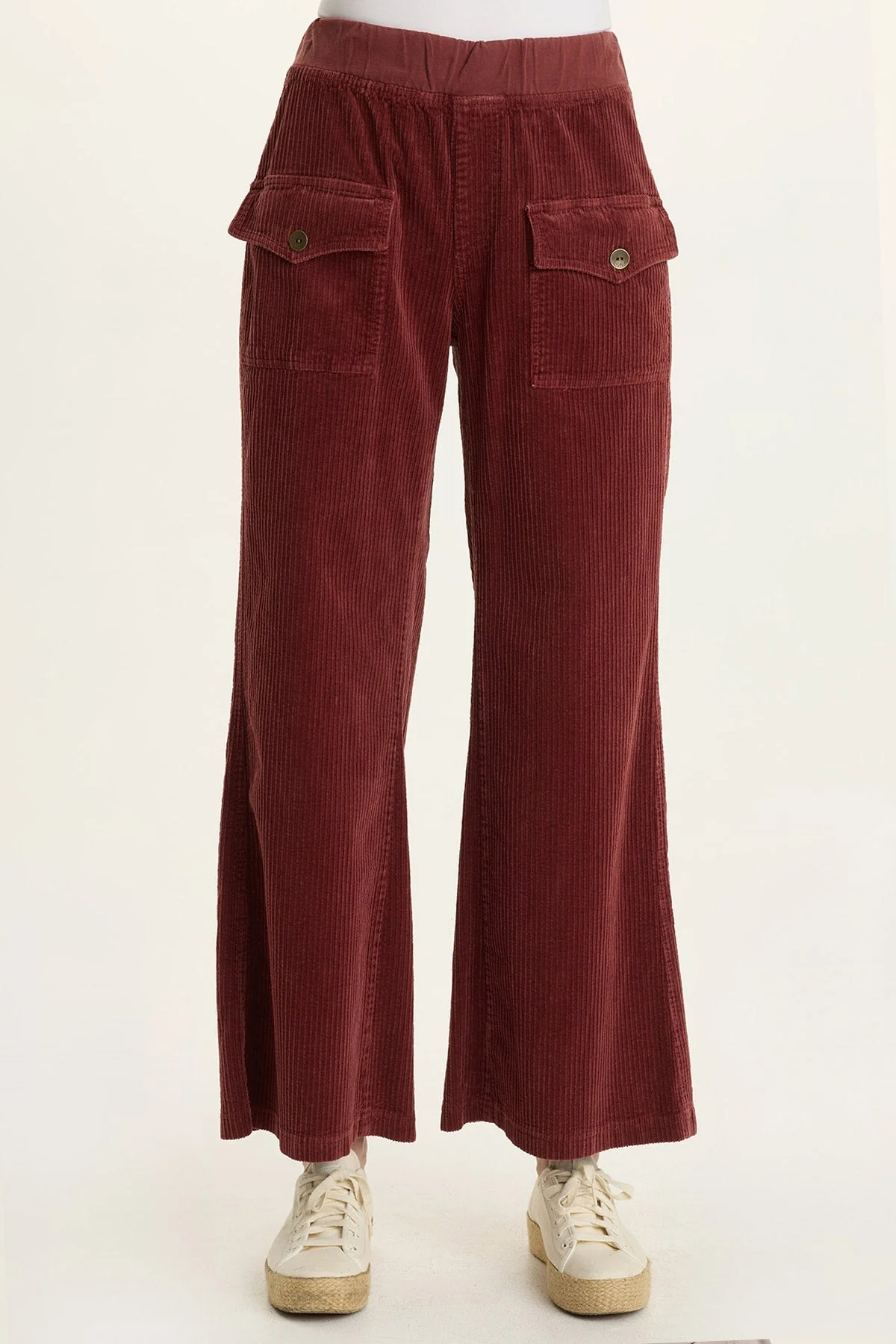 Image of Veera Wide-Leg Corduroy Pant