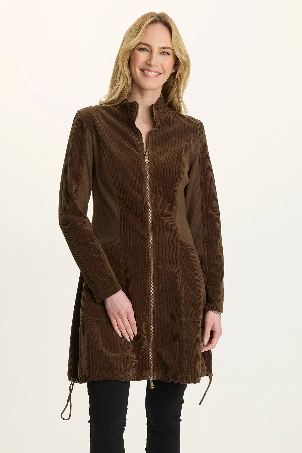 Image of Uzma Corduroy Jacket-Dress