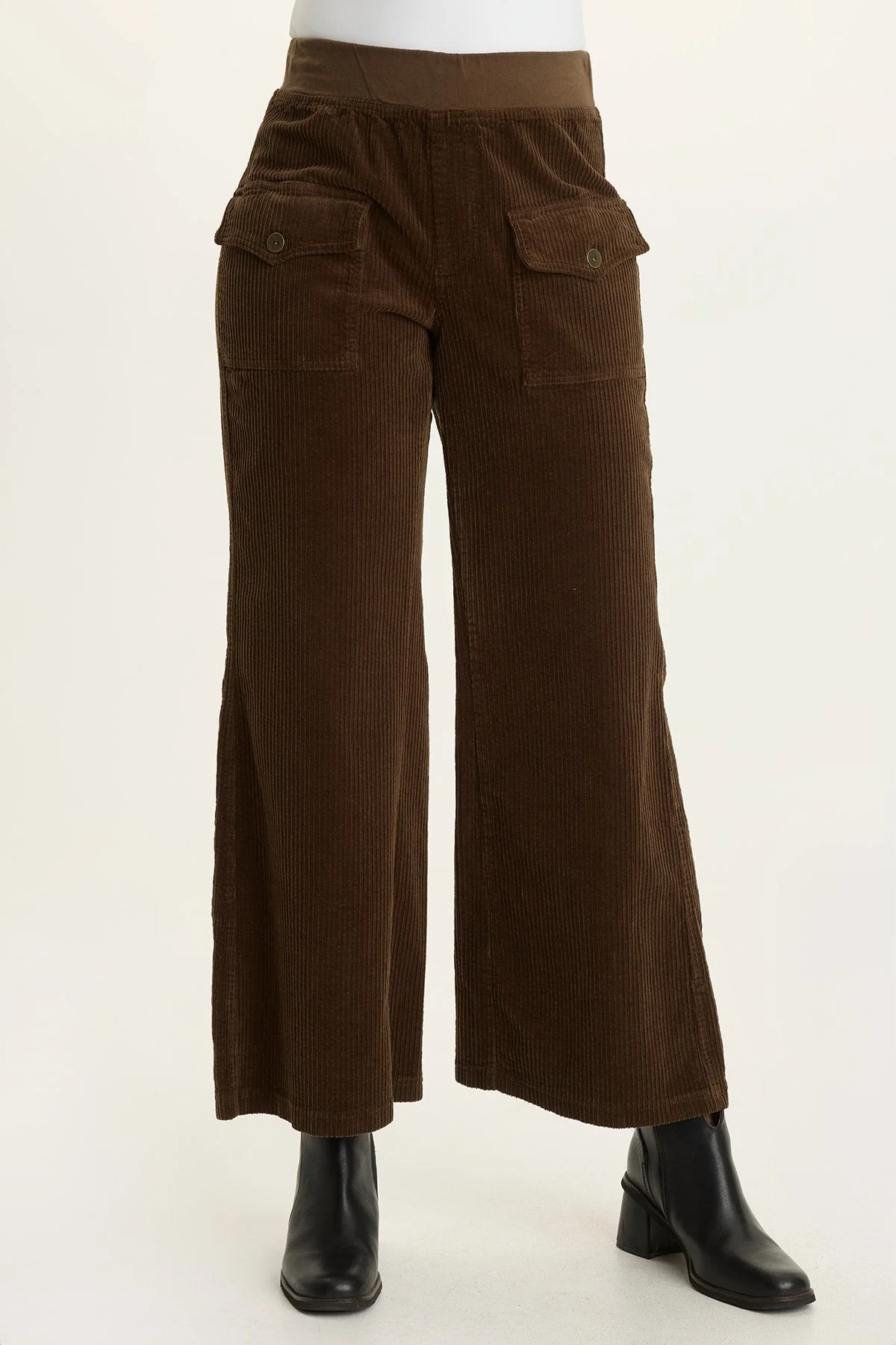 Image of Veera Wide-Leg Corduroy Pant