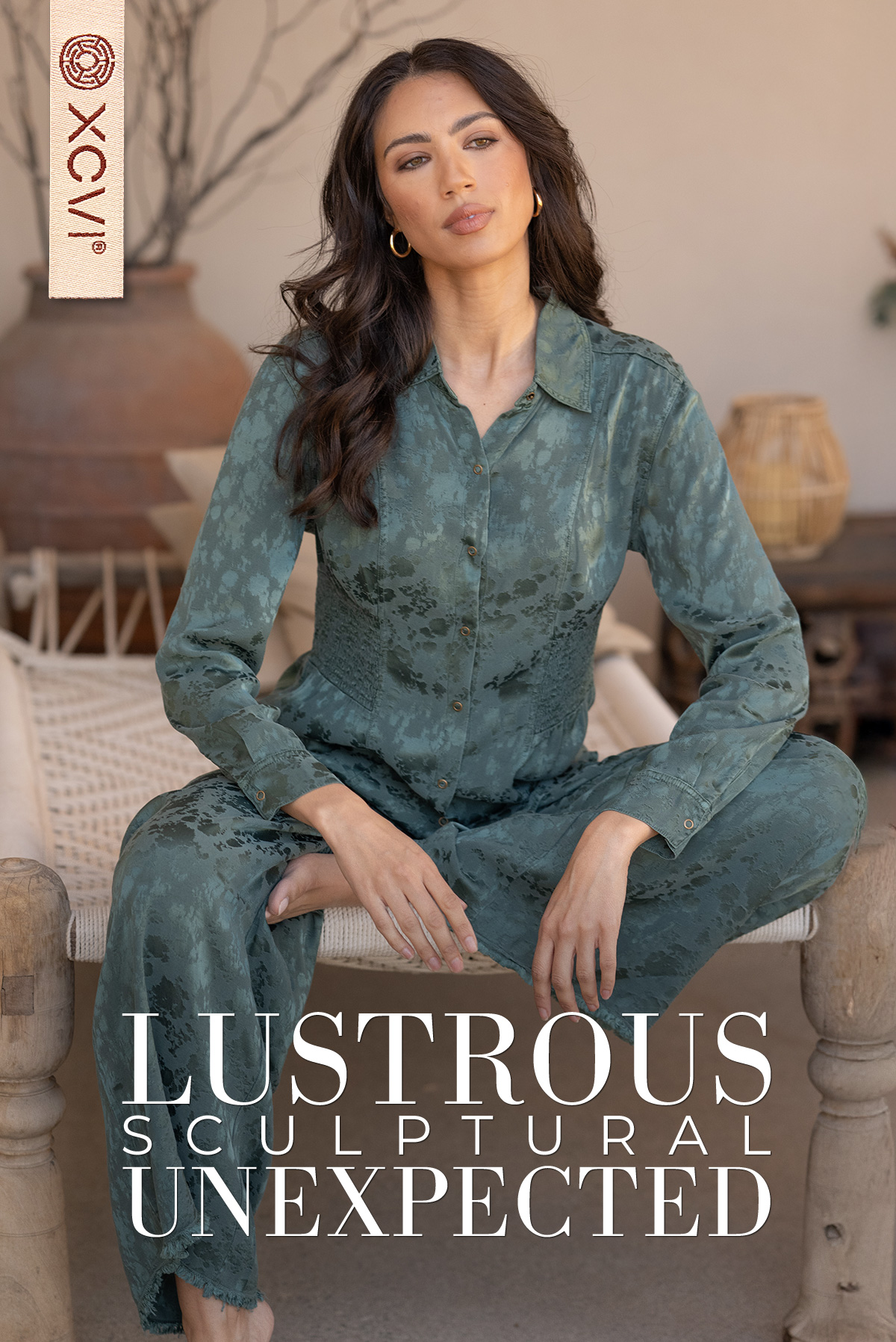 Lustrous. Sculptural. Unexpected.