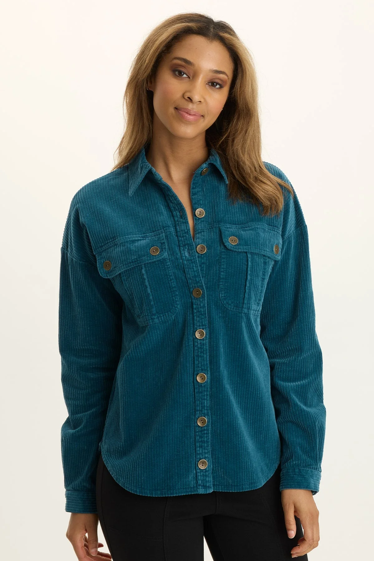 Image of Smithson Corduroy Relaxed-Fit Shacket