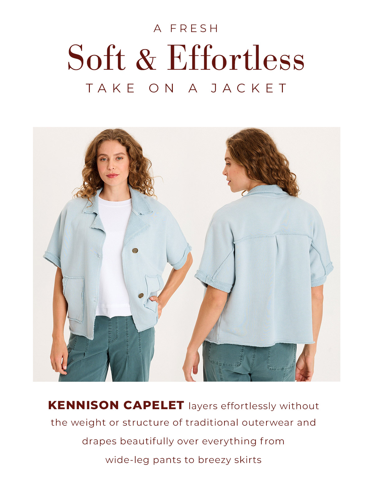 A Soft & Effortless Take on a Jacket