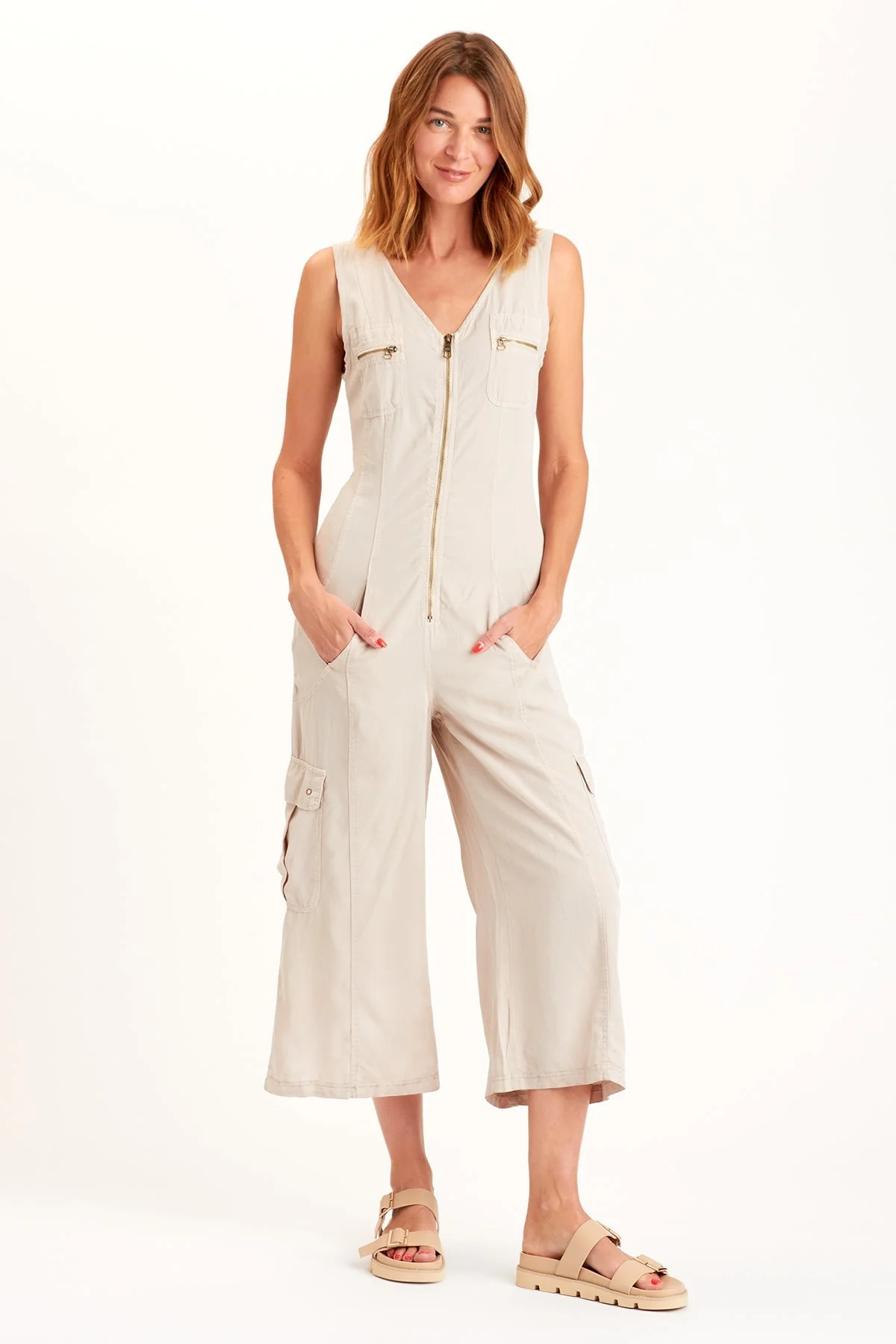 Image of Norris Crop Jumpsuit