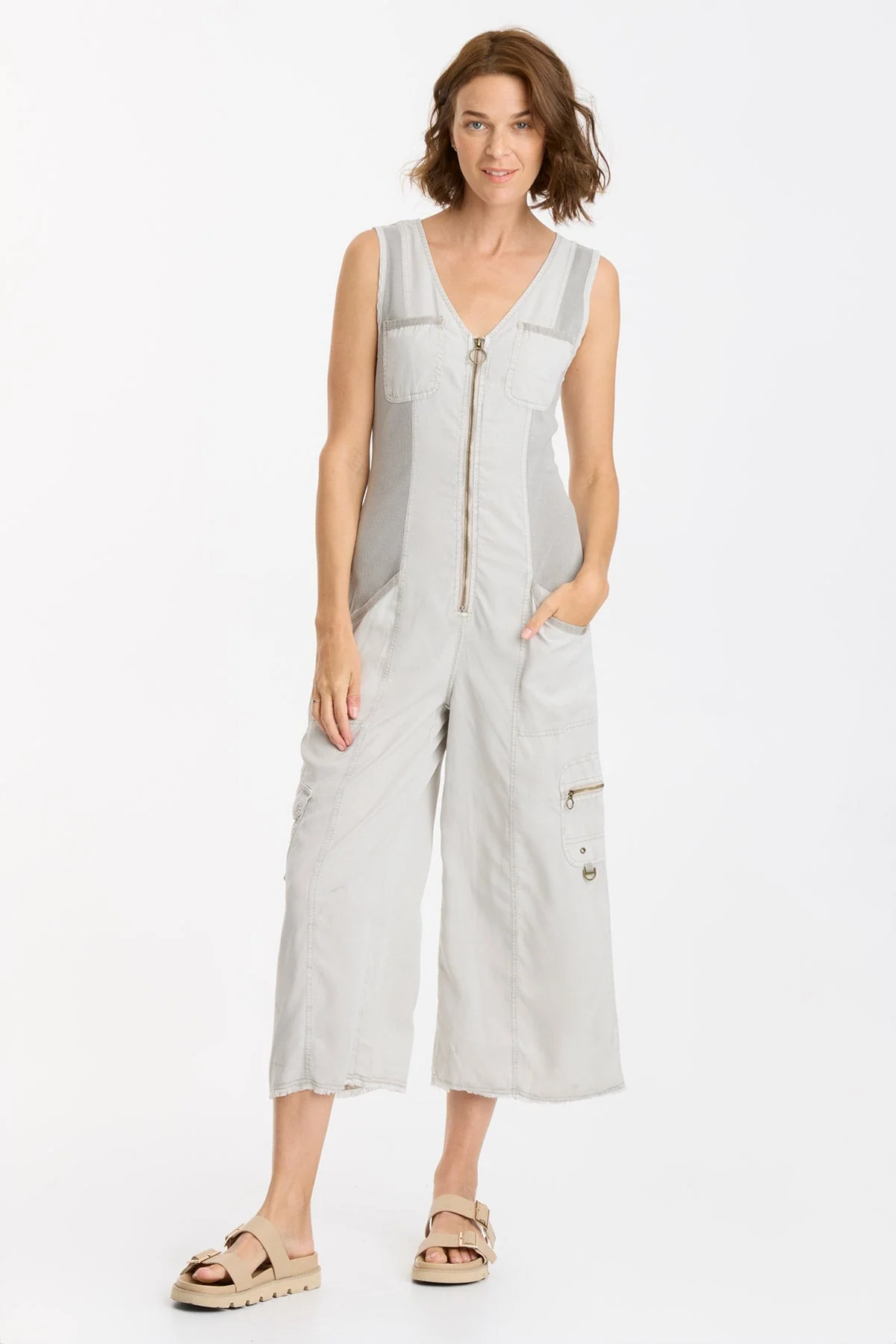 Image of Tavin Crop Jumpsuit