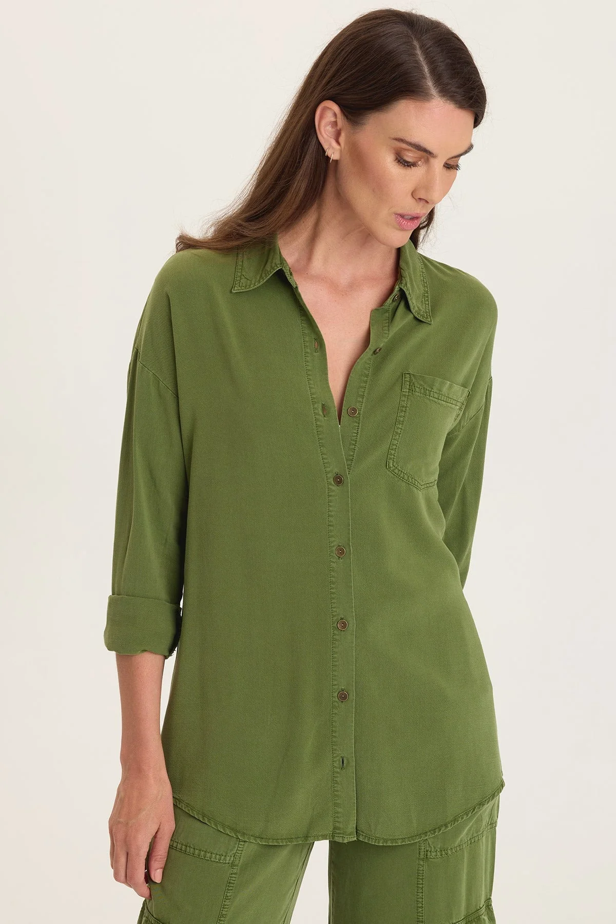 Image of Dusten Lightweight Oversize Button-Up