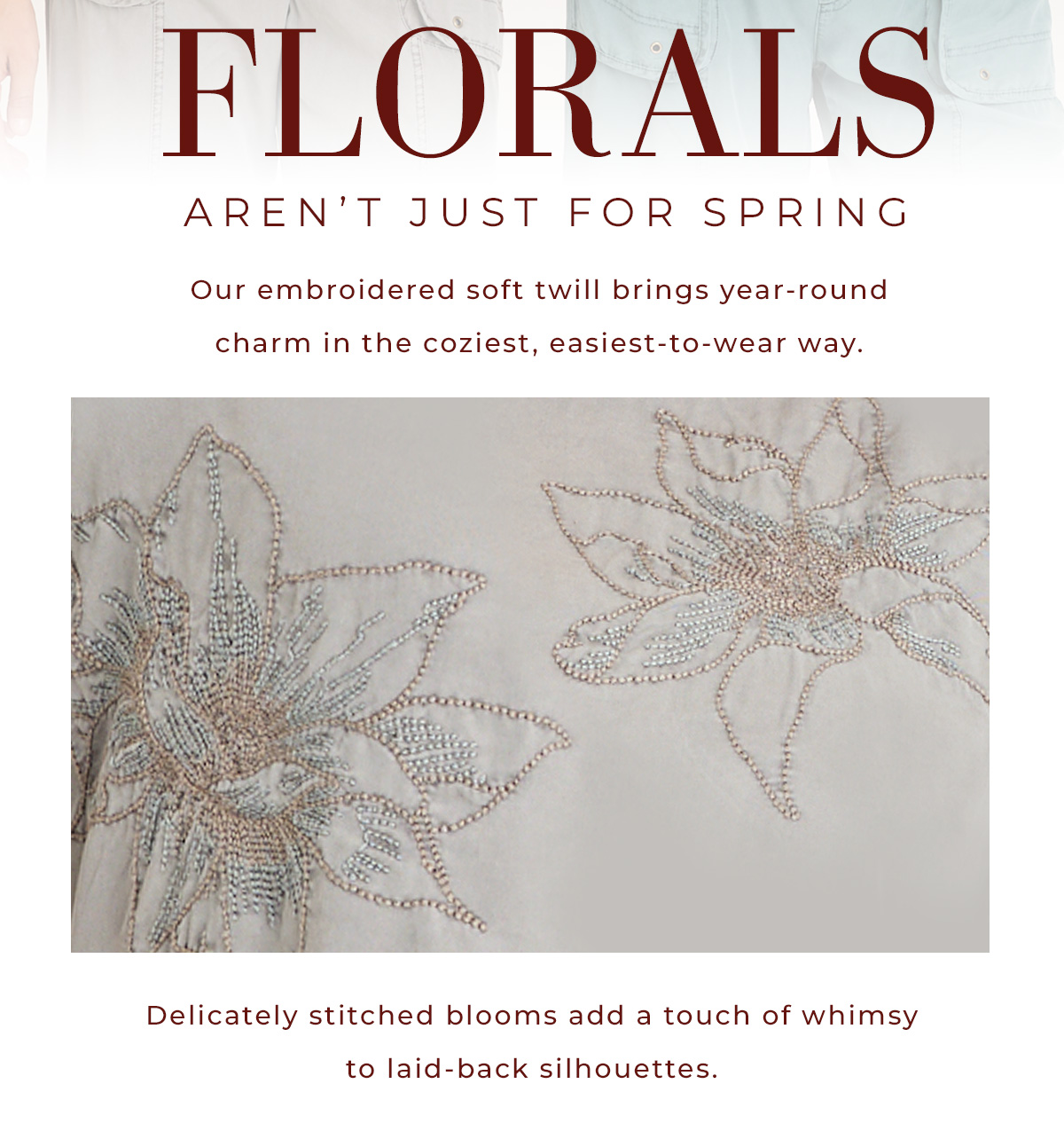 Florals Aren't Just For Spring