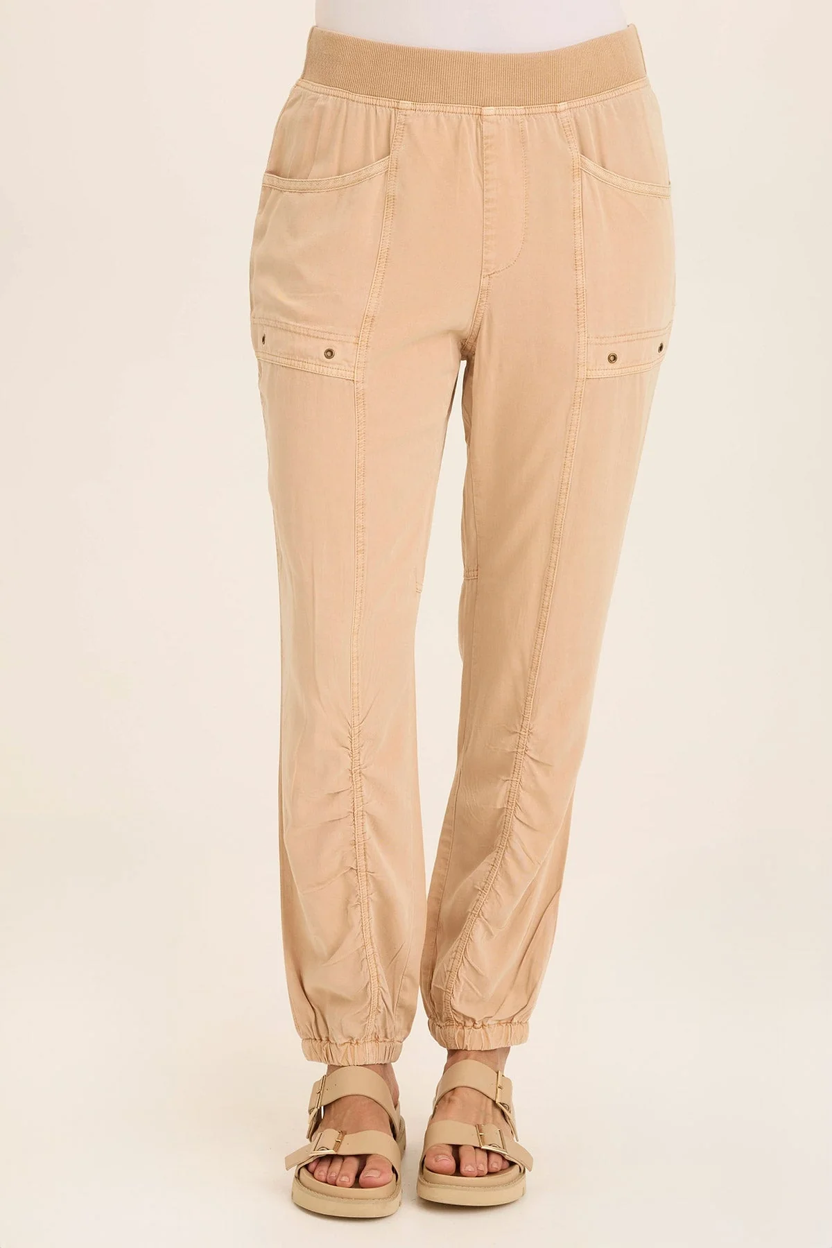 Image of Squire Twill Banded Hem Casual Pant