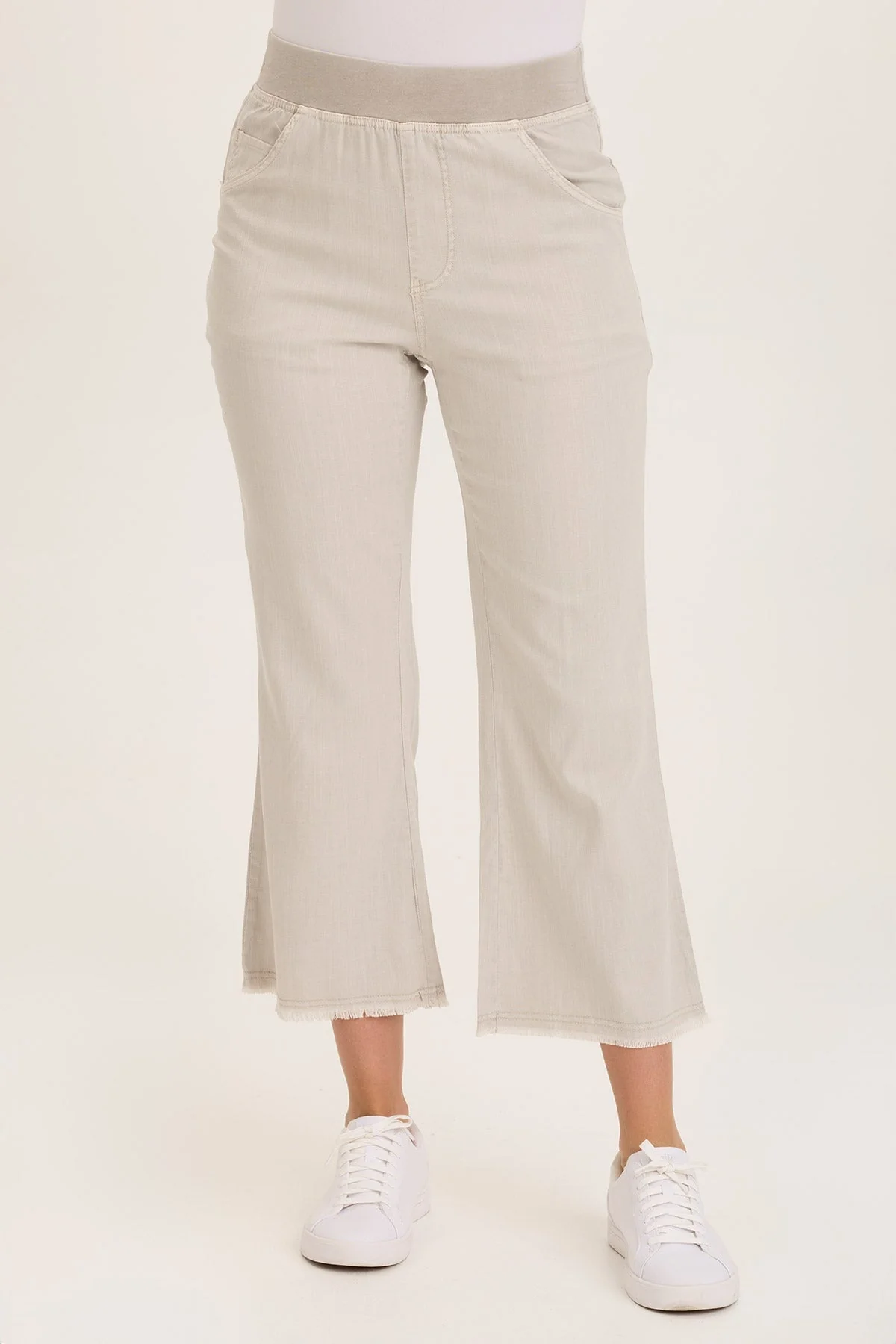Image of Lorilei Twill Flare Pull-On Pant