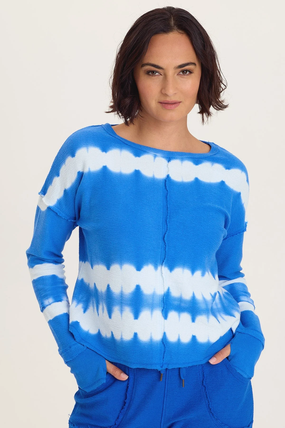 Image of Annika Long Sleeve Boat Neck Top