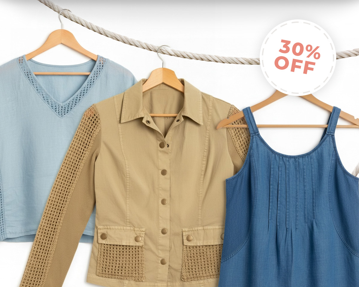 Last Chance for 30% OFF Jackets & Tops