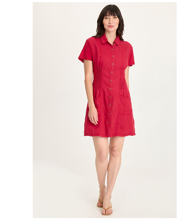 Grab this dress in Garnet!