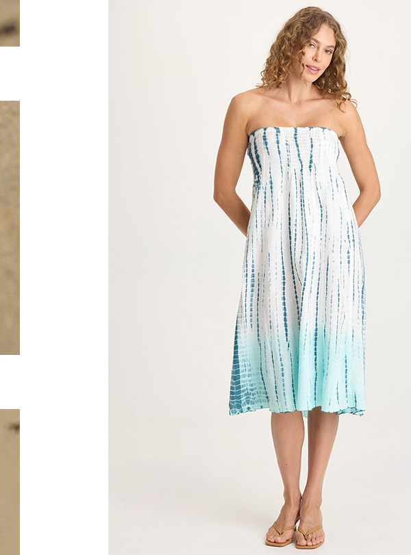 Blake Linen Smocked Skirt/Dress