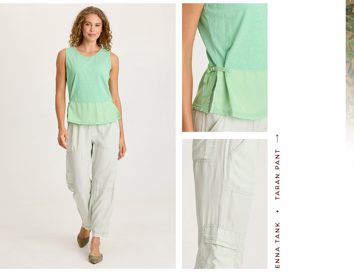 Enna Tank + Taran Pant →