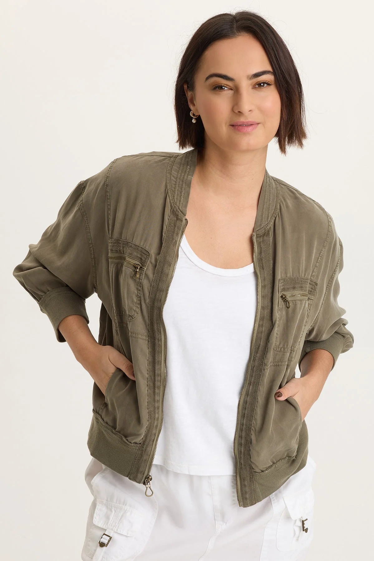 Image of Wynton Twill Bomber Jacket