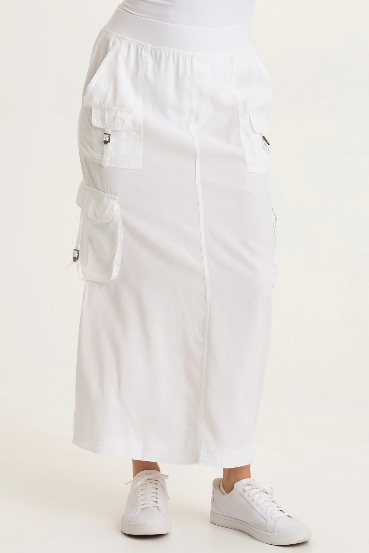 Image of Kimo Tencel Cargo Maxi Skirt