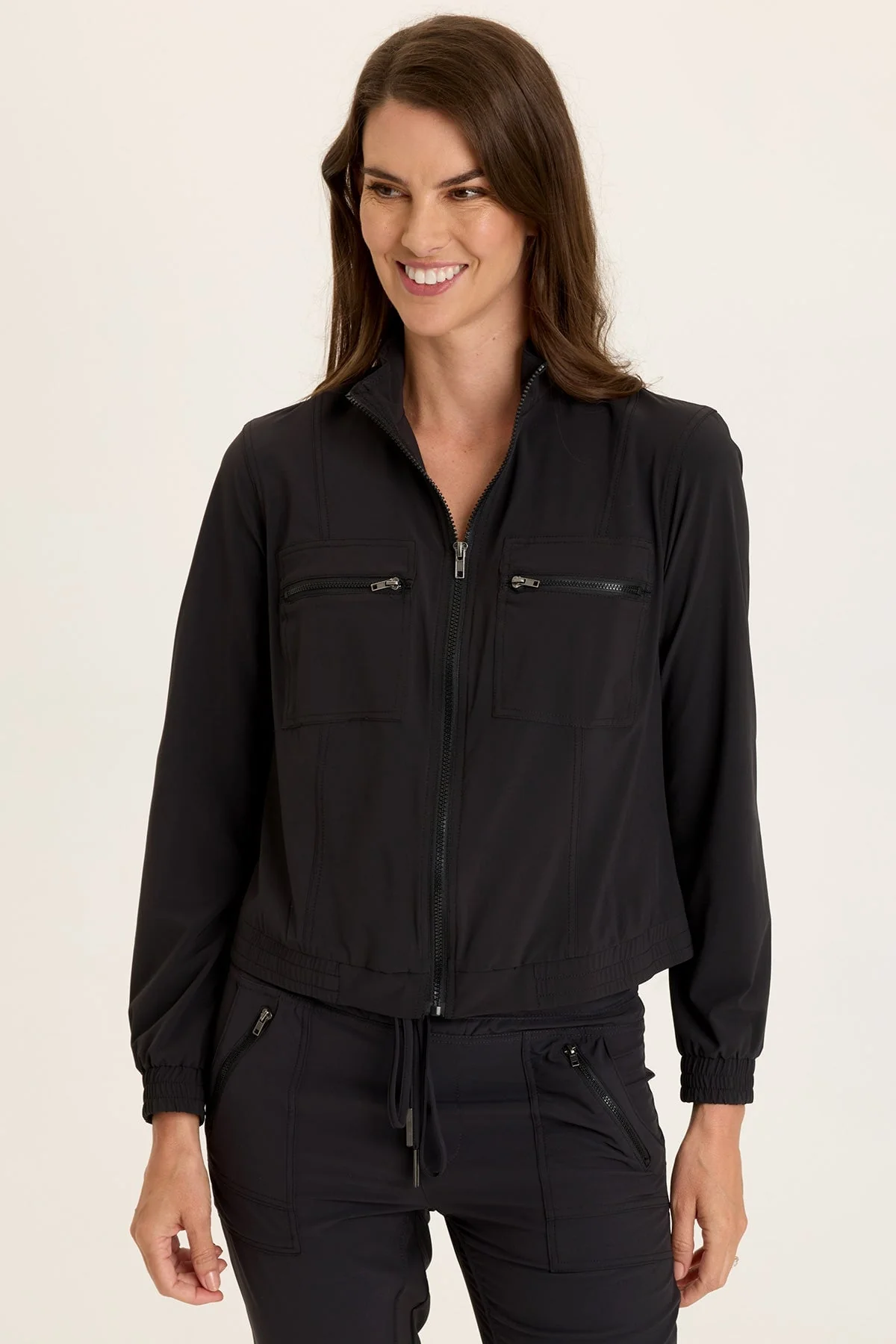 Image of Quinn Active Ruched Bomber