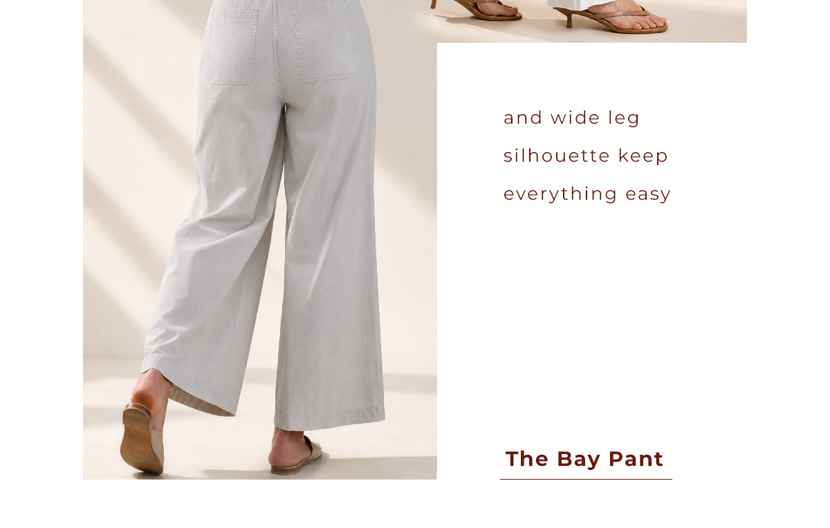 The Bay Pant in Soft Pebble