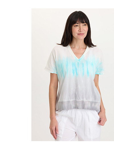 Clara Cotton Linen V-Neck Top
