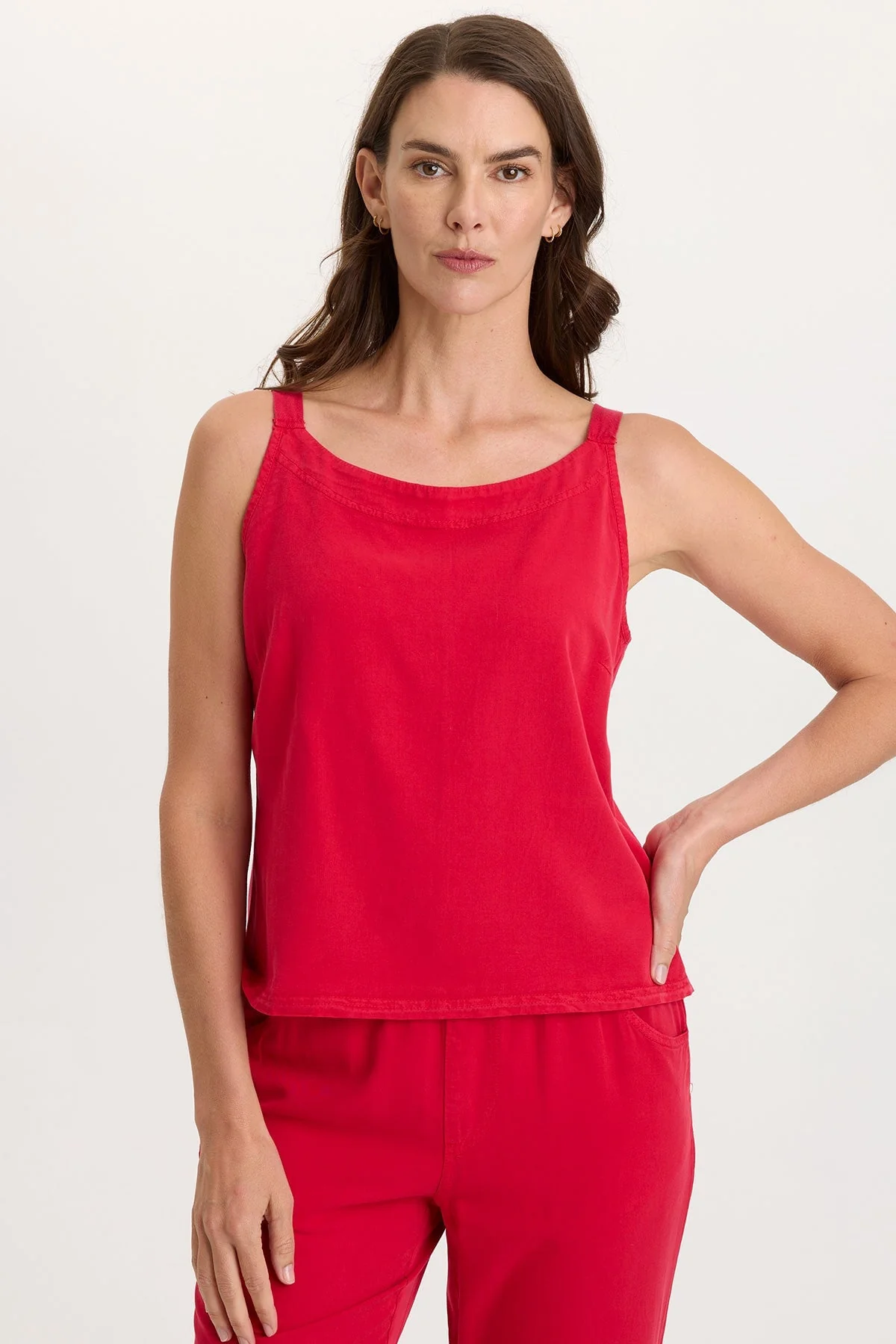 Image of Kai Twill Strappy Tank