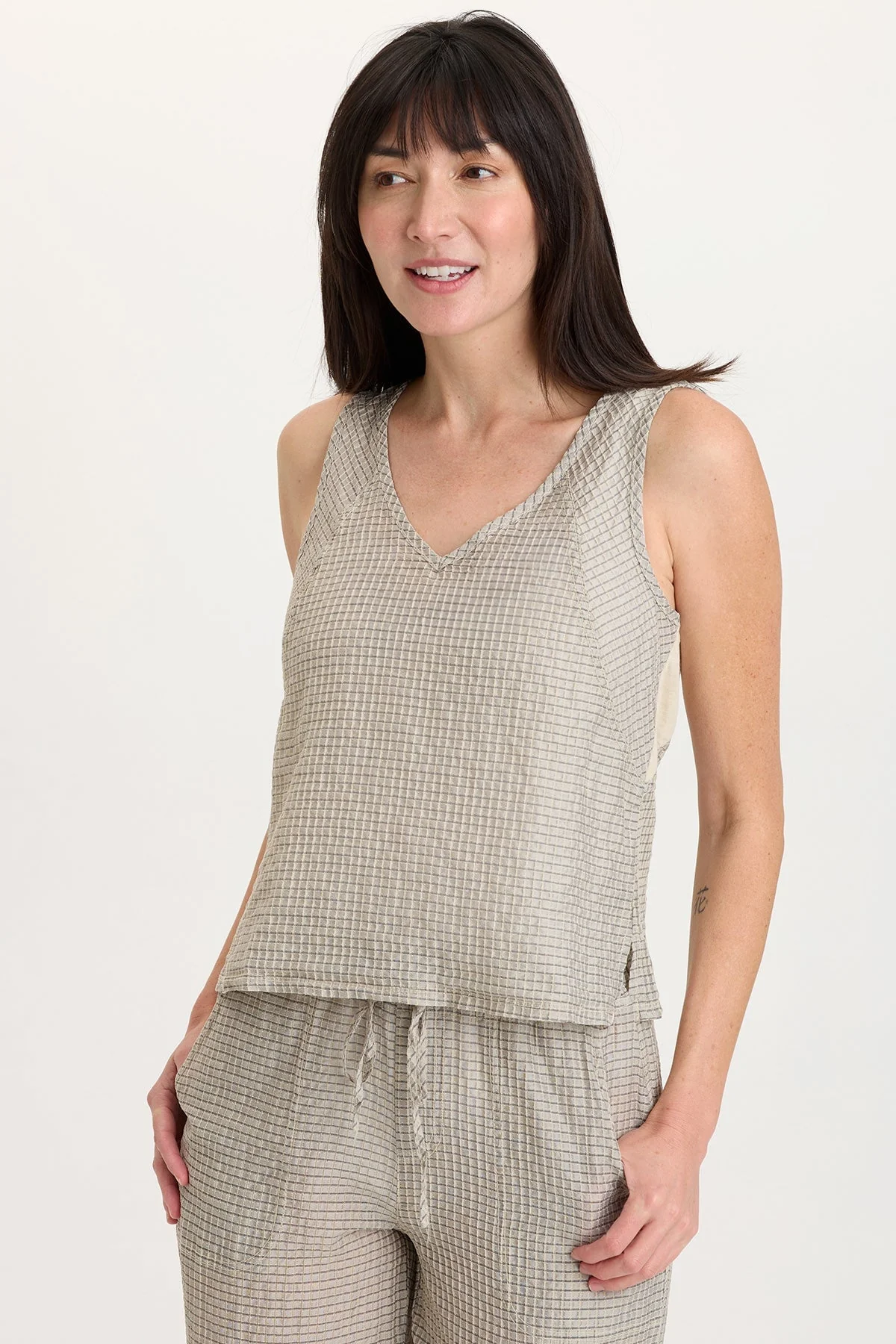 Image of Aria Waffle Weave Tank