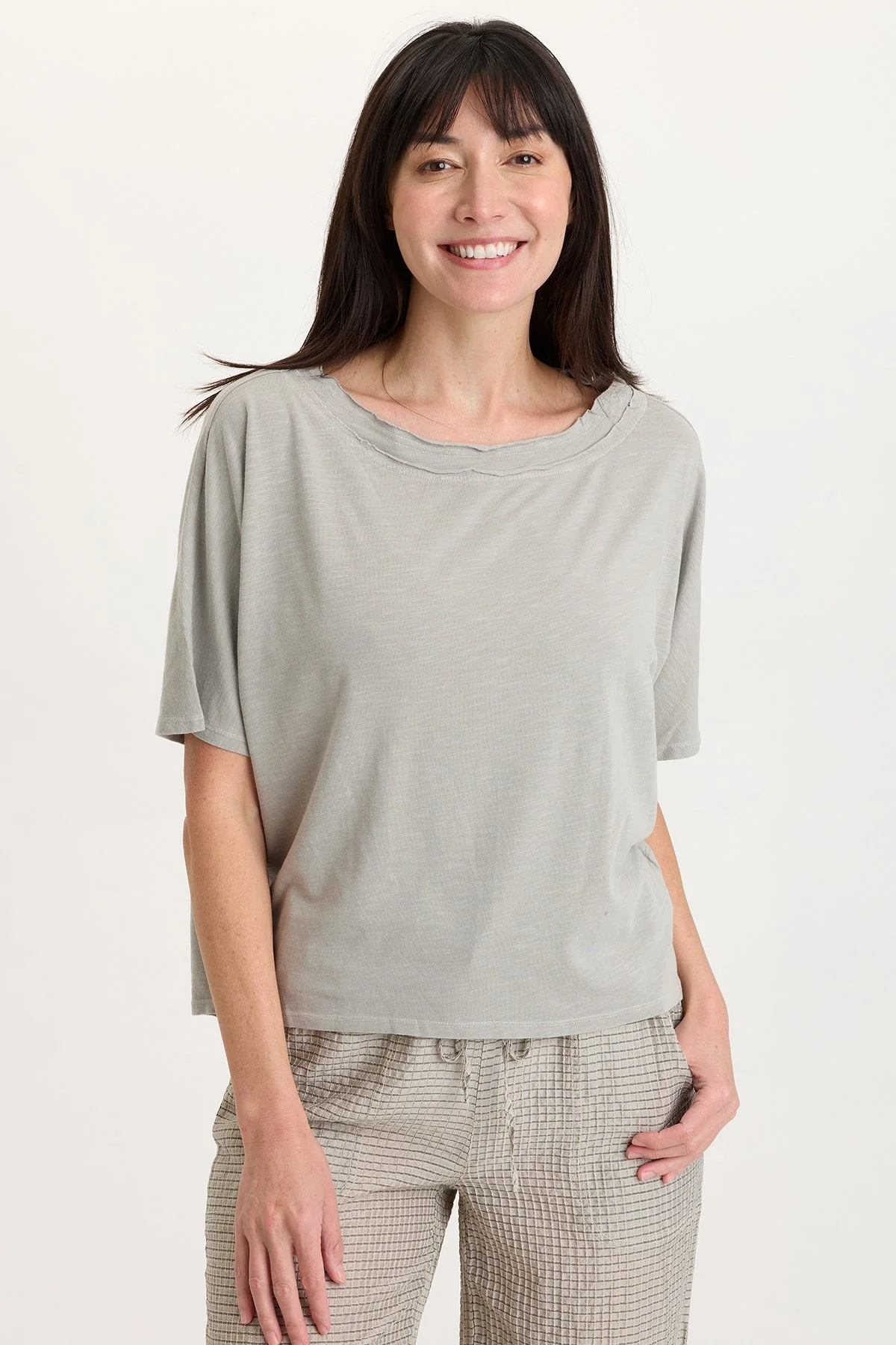 Image of Lyra Jersey Boatneck Tee