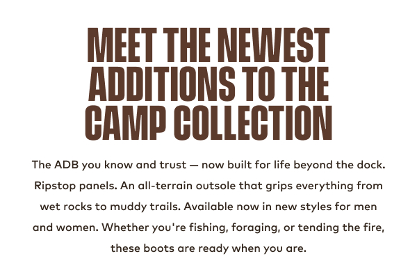 Meet the Newest Additions to the Camp Collection