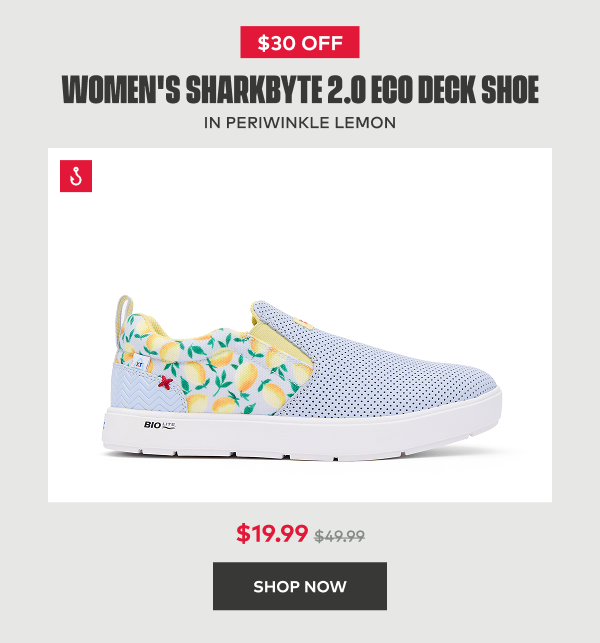 Women's Sharkbyte 2.0 ECO Deck Shoe in Periwinkle Lemon