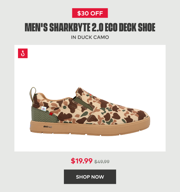 Men's Sharkbyte 2.0 ECO Deck Shoe in Duck Camo