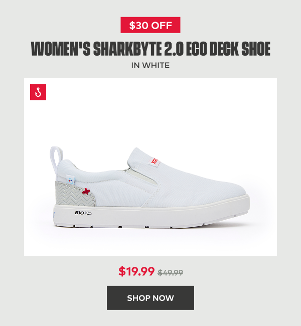 Women's Sharkbyte 2.0 ECO Deck Shoe in White
