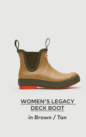 Women's Legacy Deck Boot in Brown / Tan
