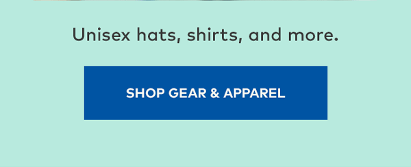 Unisex hats, shirts, and more. | Shop Gear and Apparel