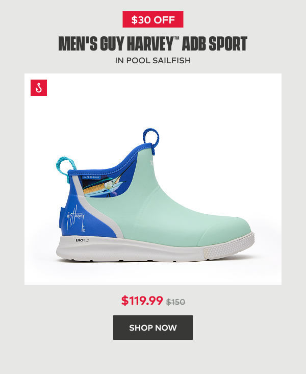 $30 off Men's Guy Harvey ADB Sport in Pool Sailfish | Shop Now