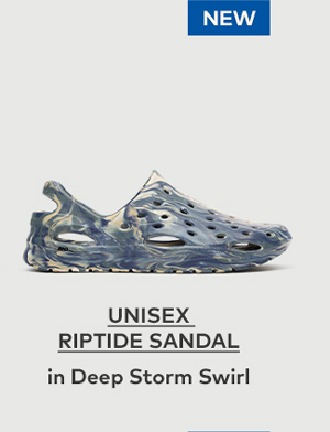 Unisex Riptide Sandal in Deep Storm Swirl