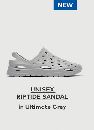 Unisex Riptide Sandal in Ultimate Grey