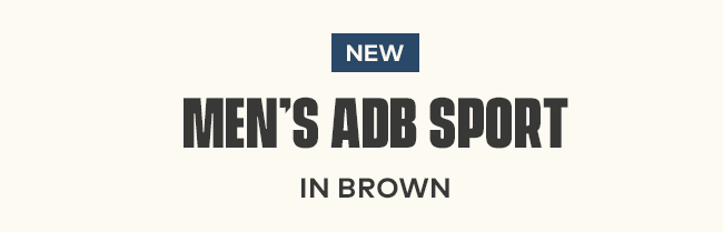 Men's ADB Sport in Brown