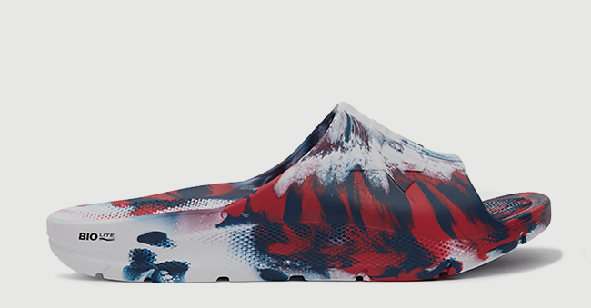 Men's Apres Fish Slide in RWB