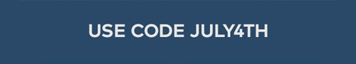 Use code JULY4TH Use code JULY4TH