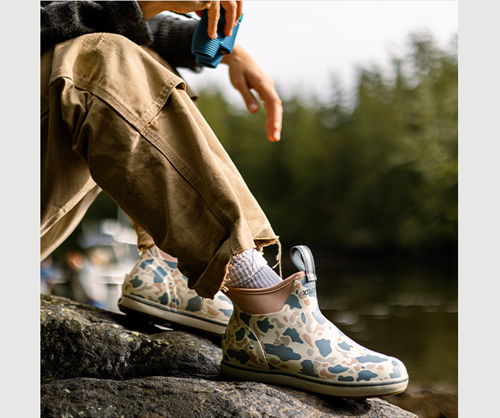 Women's Ankle Deck Boot lifestyle image Women's Ankle Deck Boot lifestyle image