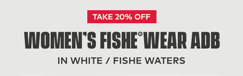Take 20% off Women's Fishewear ADB in White / Fishe Waters Take 20% off Women's Fishewear ADB in White / Fishe Waters
