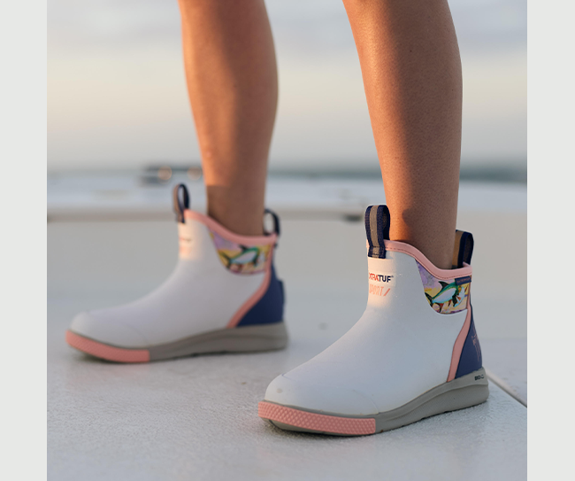 Women's Ankle Deck Boot Sport Guy Harvey