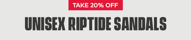 Take 20% off Unisex Riptide Sandals