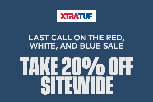 XTRATUF | Last call on The Red, White, and Blue Sale | Take 20% Off Sitewide 