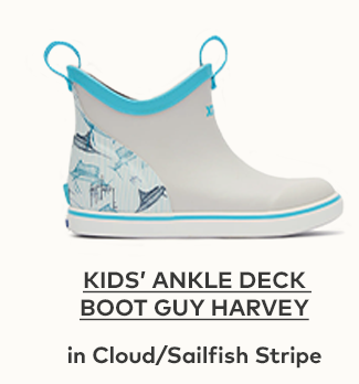 Kids' Ankle Boot Guy Harvey in Cloud / Sailfish Stripe