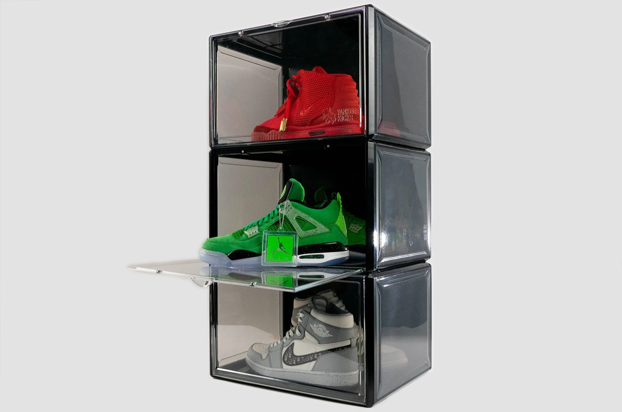 Image of Premium Sneaker Storage Containers Drop Side