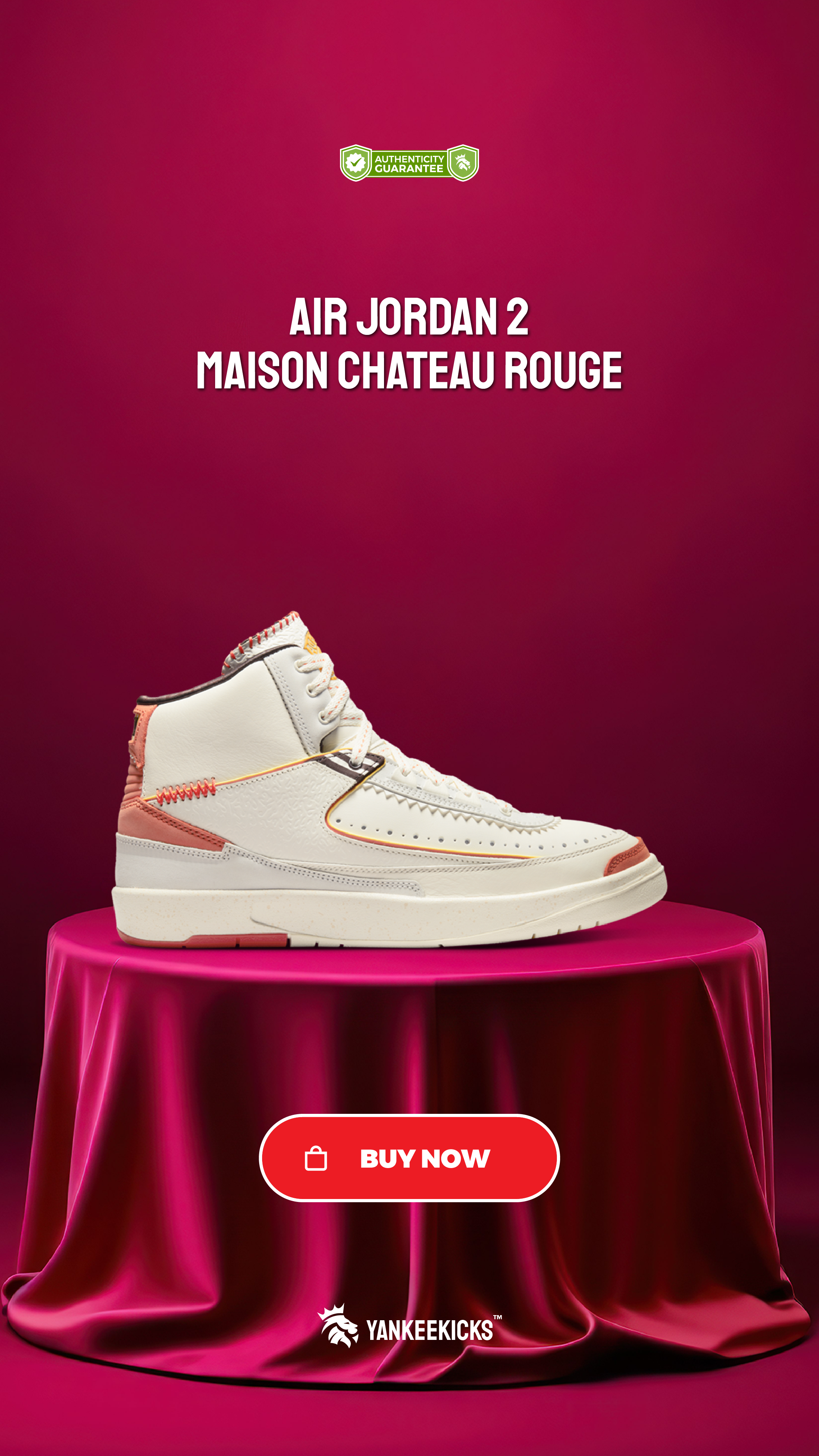 Air Jordan 2 Maison Chateau Rouge