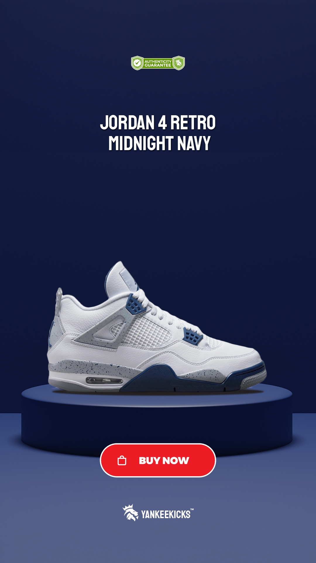 Jordan 4 Retro Midnight Navy
