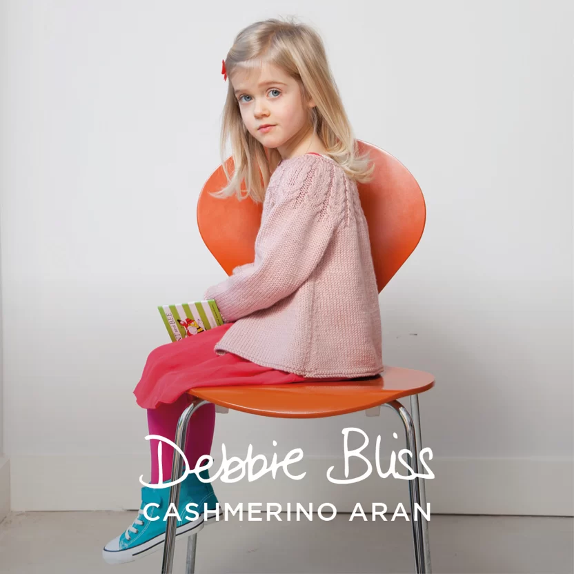 Debbie Bliss Rosebud Crossover Cardigan and Teddy Bear Set PDF