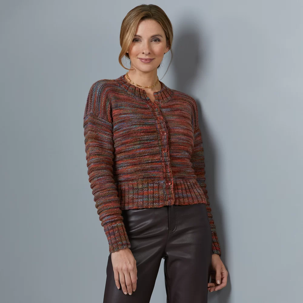 Stacy Charles Fine Yarns Rose Cardigan PDF