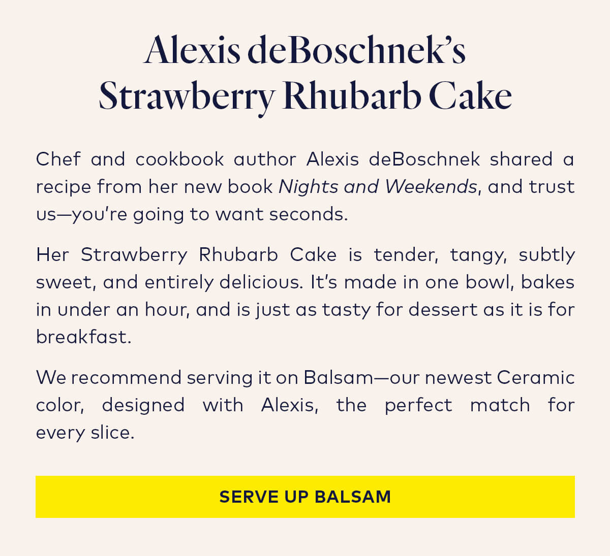 Strawberry Rhubarb Cake