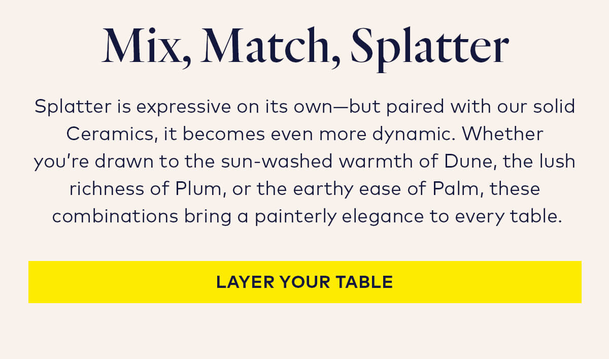 Mix, Match, Splatter